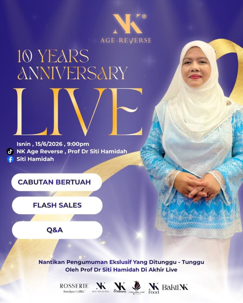 Jom join Live khas sempena Cabutan Bertuah Ulangtahun ke 10 NK. Malam ini pukul …